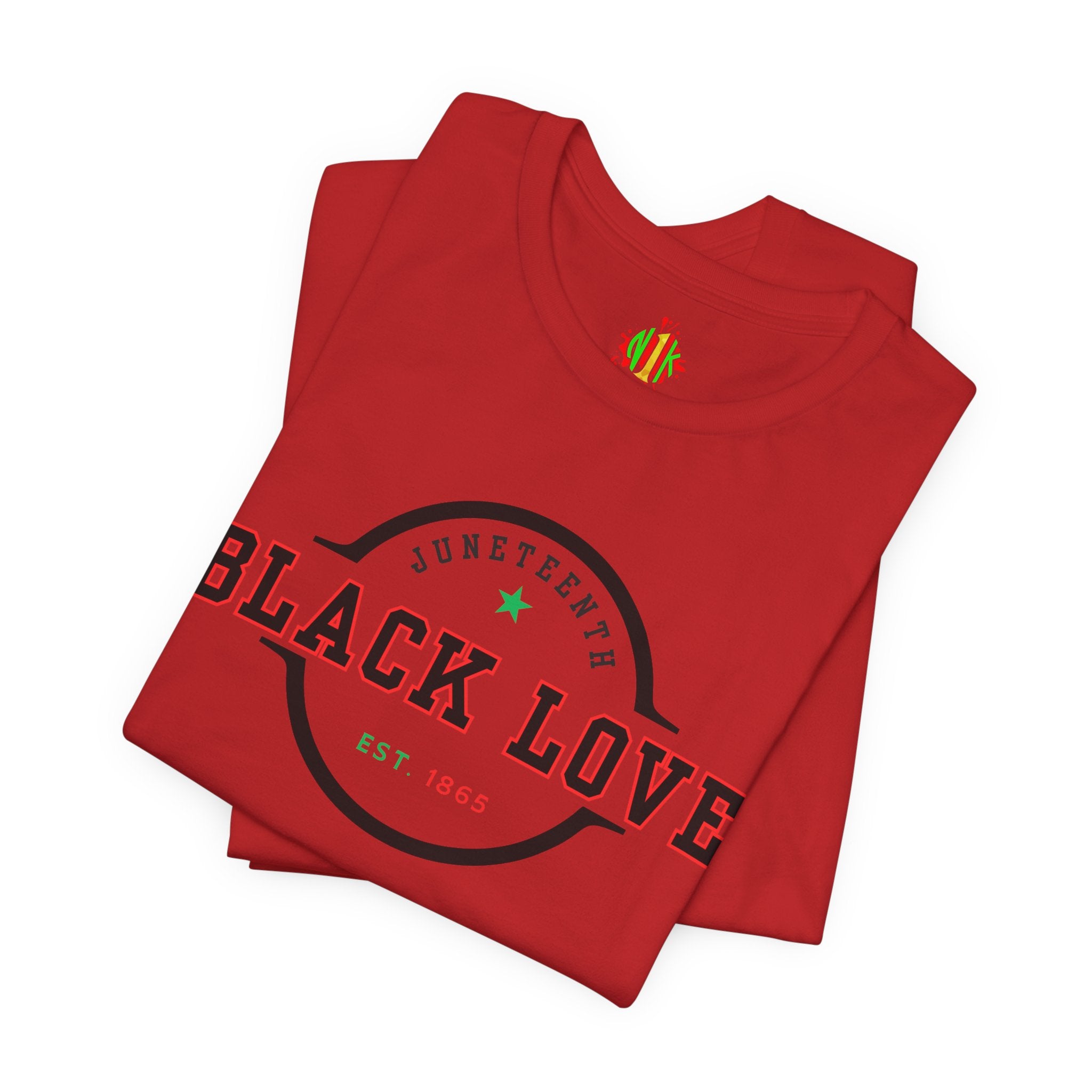 Black Love Unisex Jersey Tee | Heritage Design, Casual Wear, Gift for Him/Her, Black History Month, Everyday Comfort